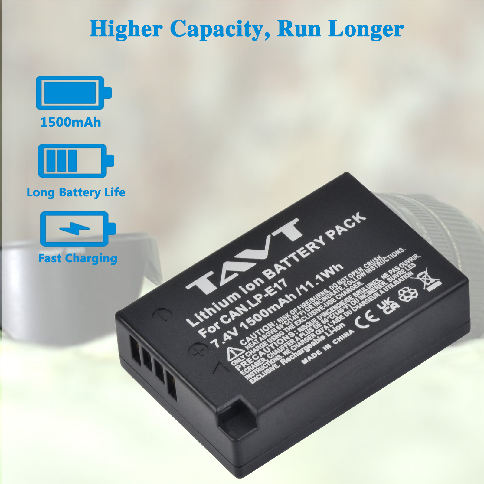 Batterie TAVT LP-E17 + Chargeu - Canon Camera Eos R8 avis et prix