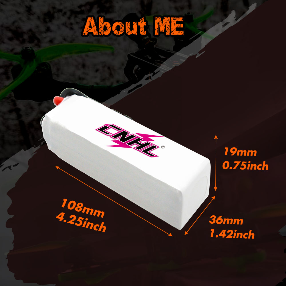 2 pièces CNHL 2S 7.4V batterie - Fpv Drone Quadcopter avis et prix