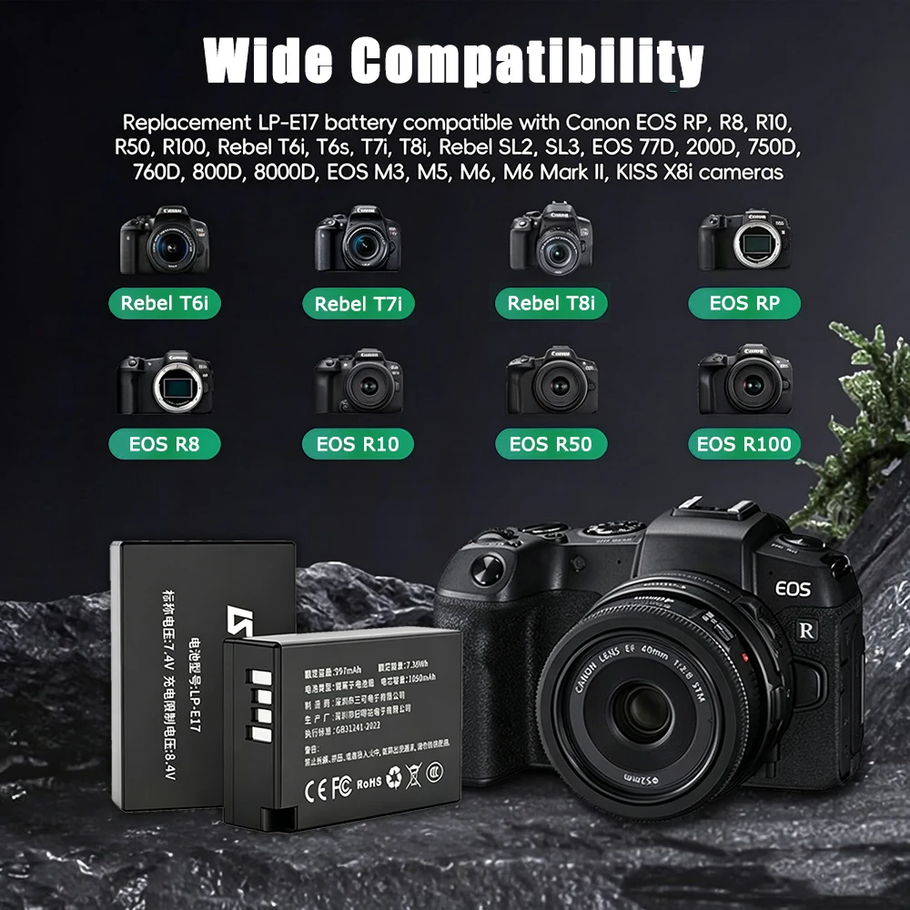 Batterie LP-E17 pour appareils - Canon Camera Eos R8 avis et prix