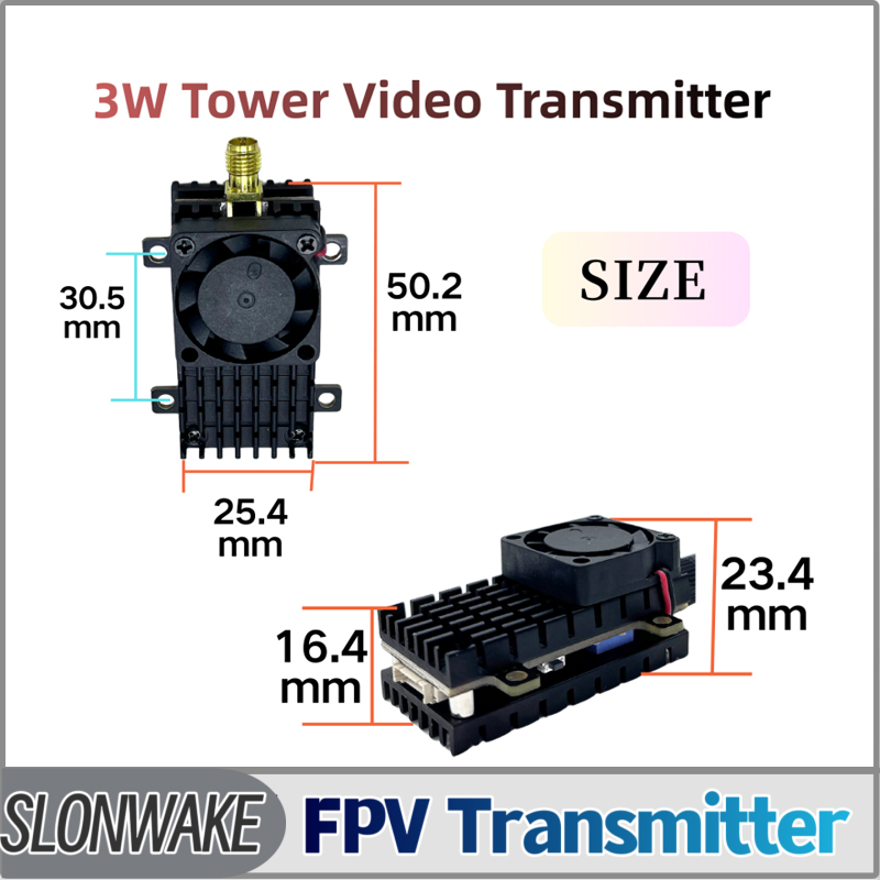 SLONWAKE 5.8G 3000mW Simulatio - Fpv Drone Vtx avis et prix